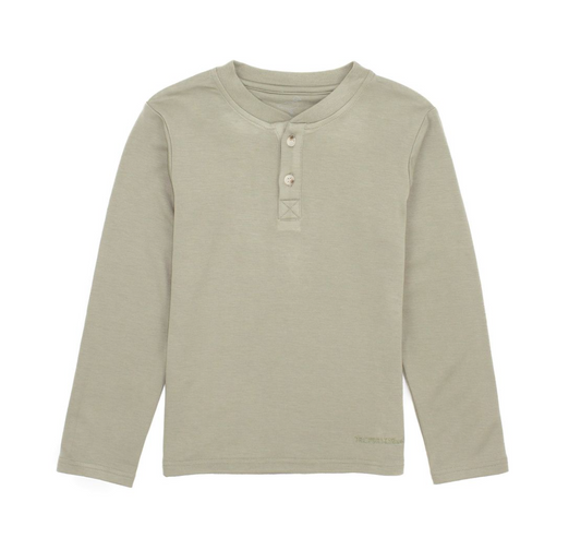 Shoreline Henley LS-Cedar
