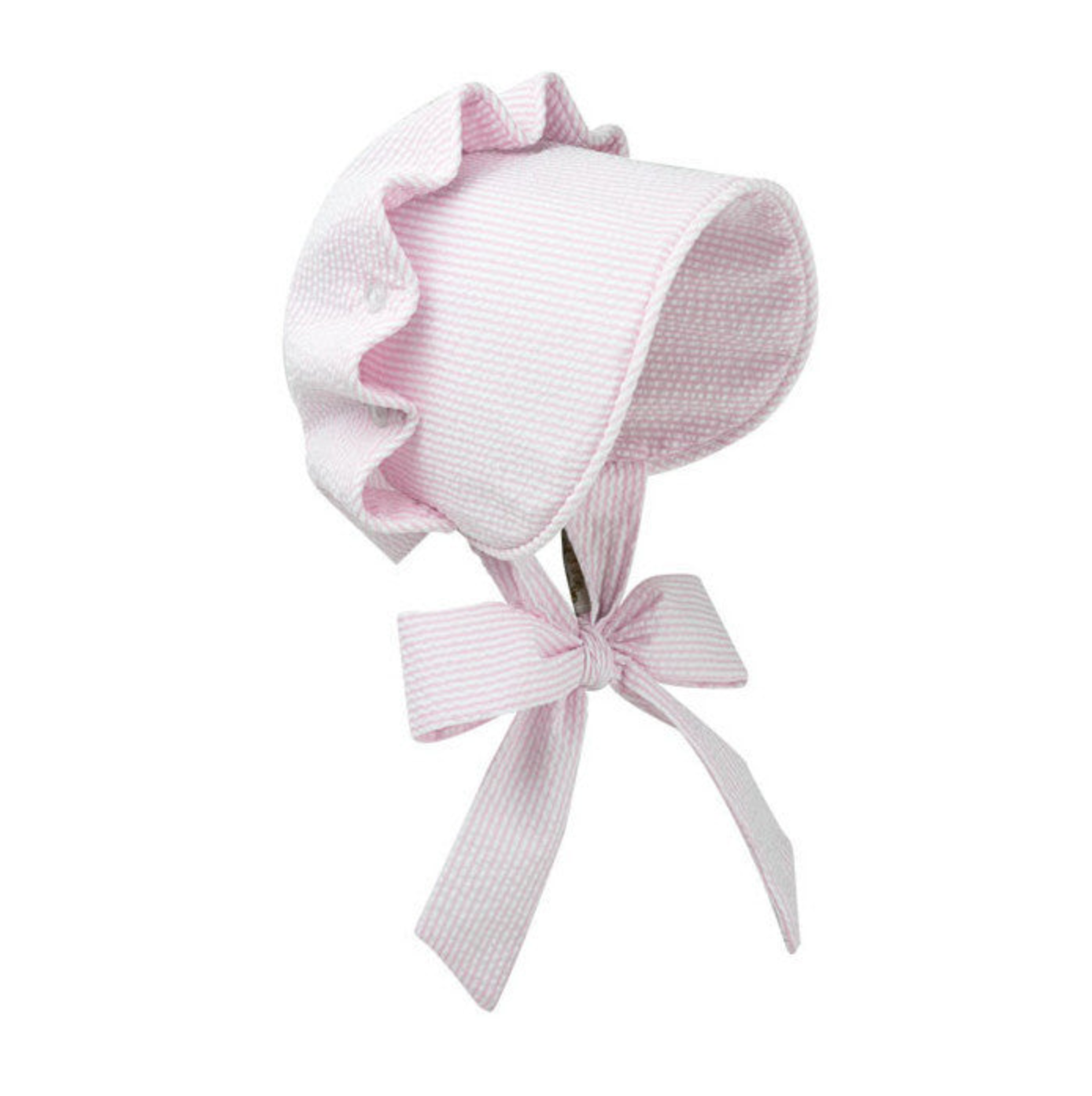 Pink Savanna Beaufort Bonnet - Seersucker