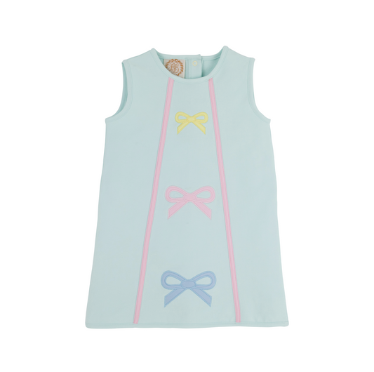 Annie Apron Sea Island Seafoam / Palm Beach Pink / Bows