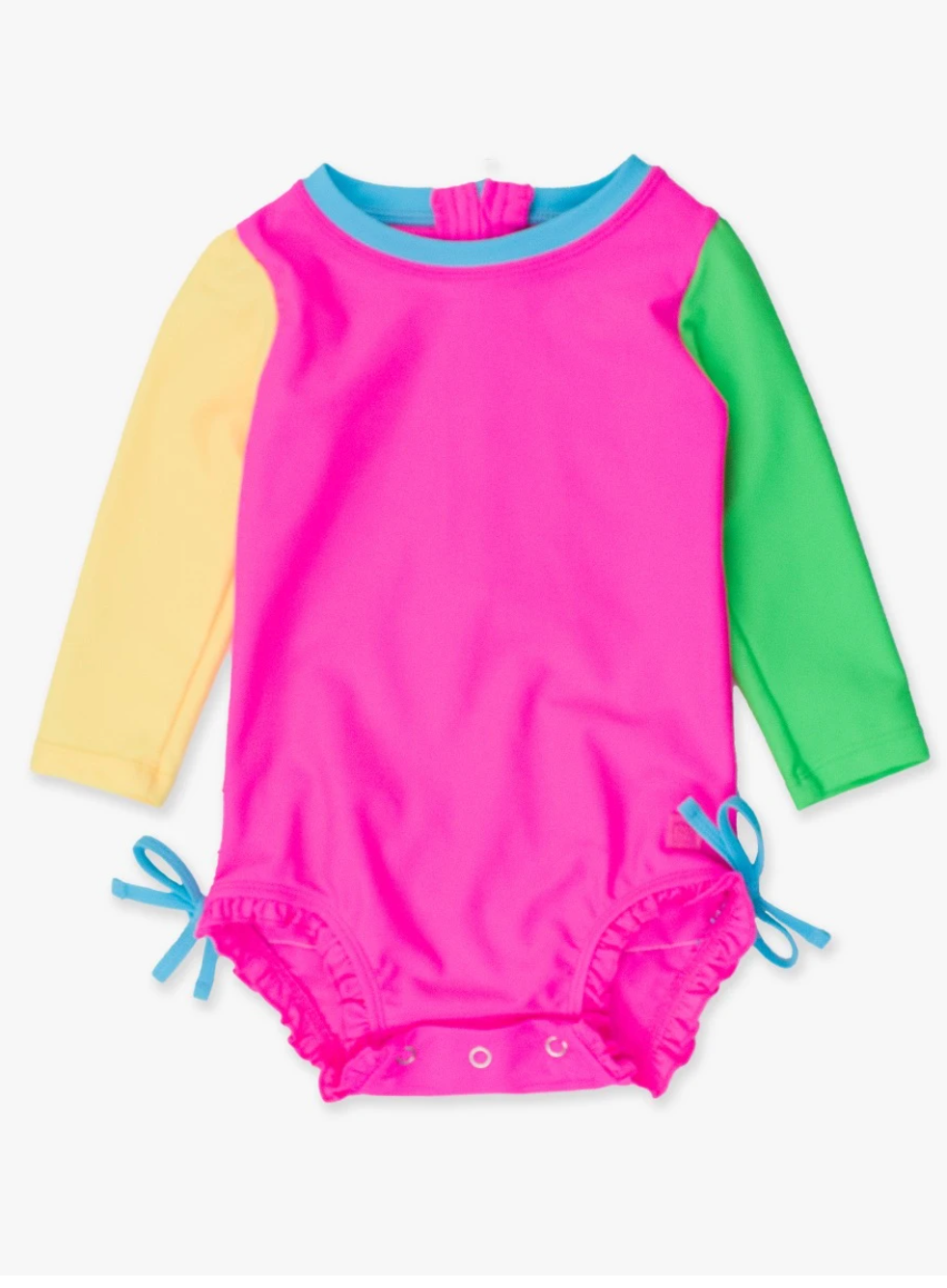 Neon Colorblock long sleeve ONe pc Rashgard