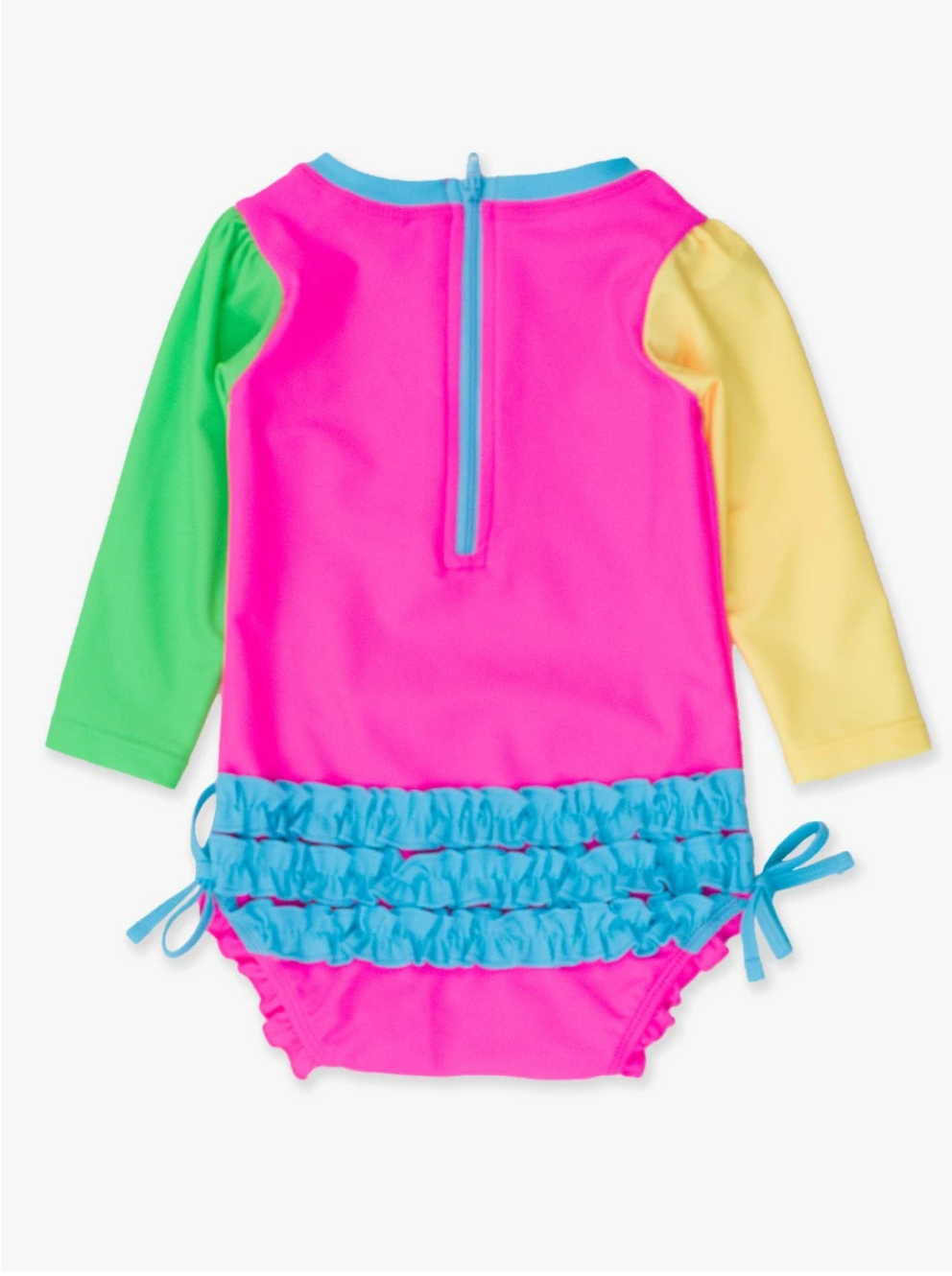 Neon Colorblock long sleeve ONe pc Rashgard
