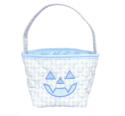 Bits & Bows - Blue Petite Pumpkin Tote