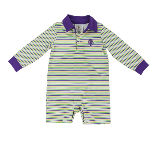 Throw Me Something Mister Boys Romper
