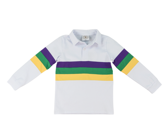 Mardi Gras Rugby Polo