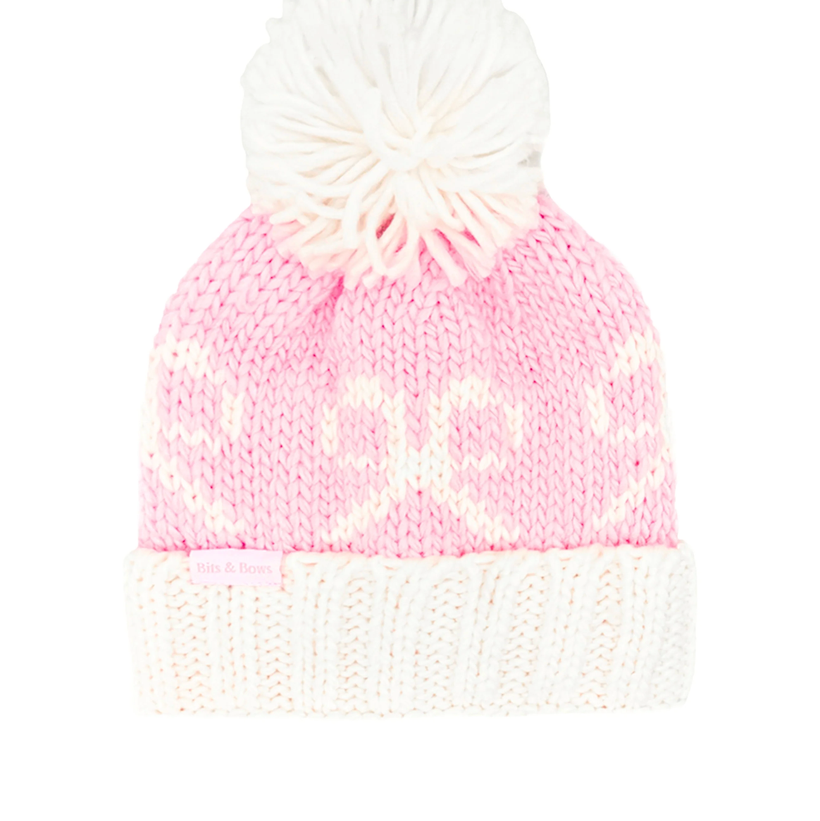 Bits & Bows - Pink Bow Beanie