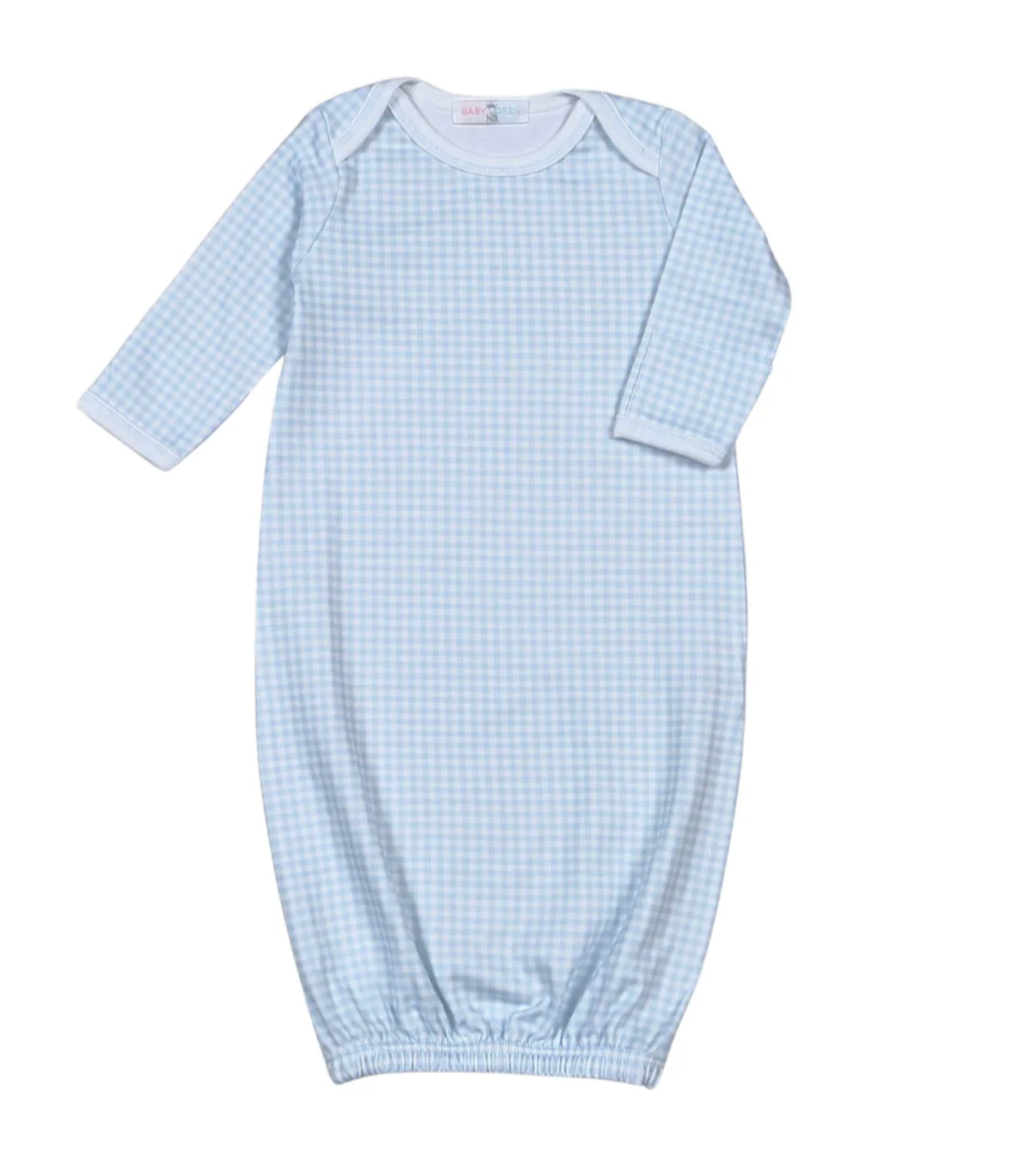 Blue Gingham Boy Gown