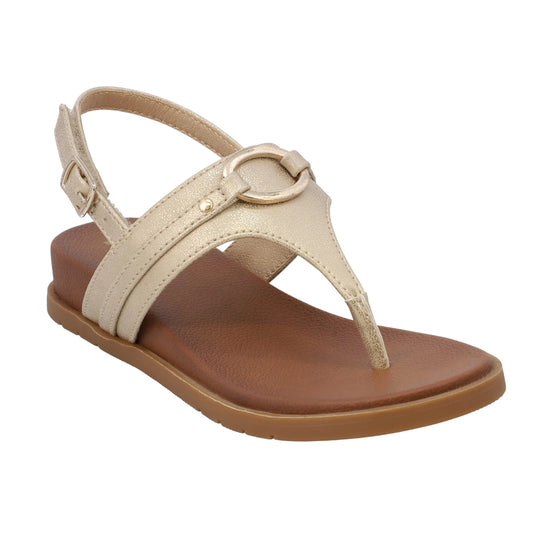 Soft Gold Little Yenny Sandal | MIA Kids