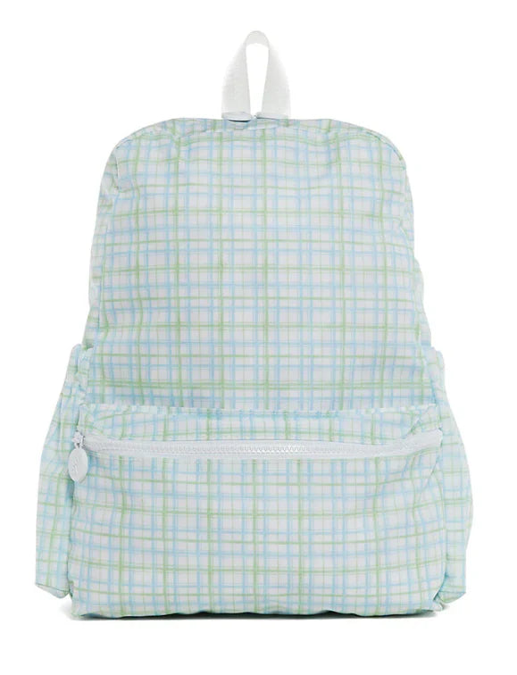 Travel Design Backpaker- Backpack Classic Plaid Green