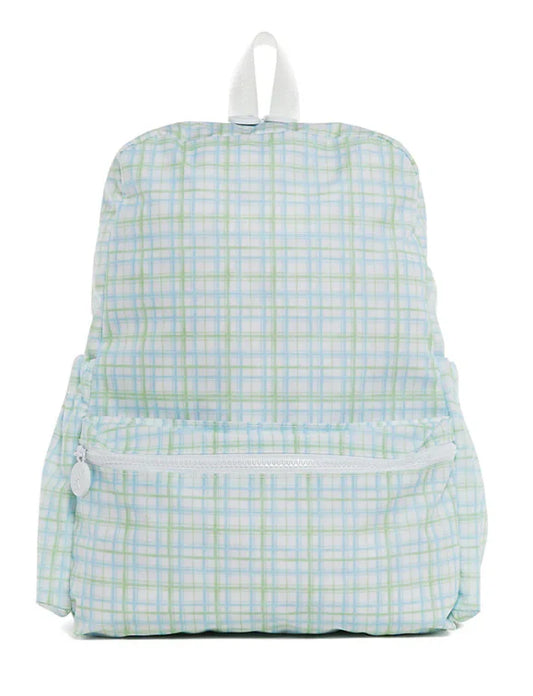 Travel Design Backpaker- Backpack Classic Plaid Green