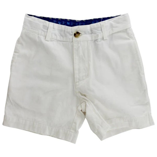 White Twill Shorts