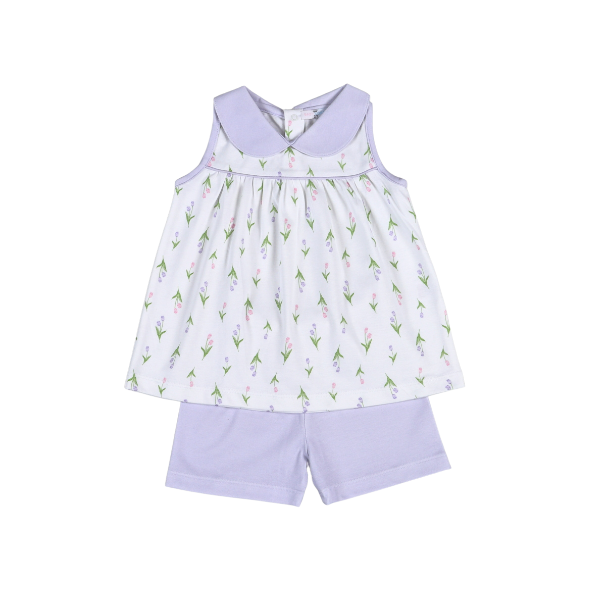 Zoe Purple Girl Short Set
