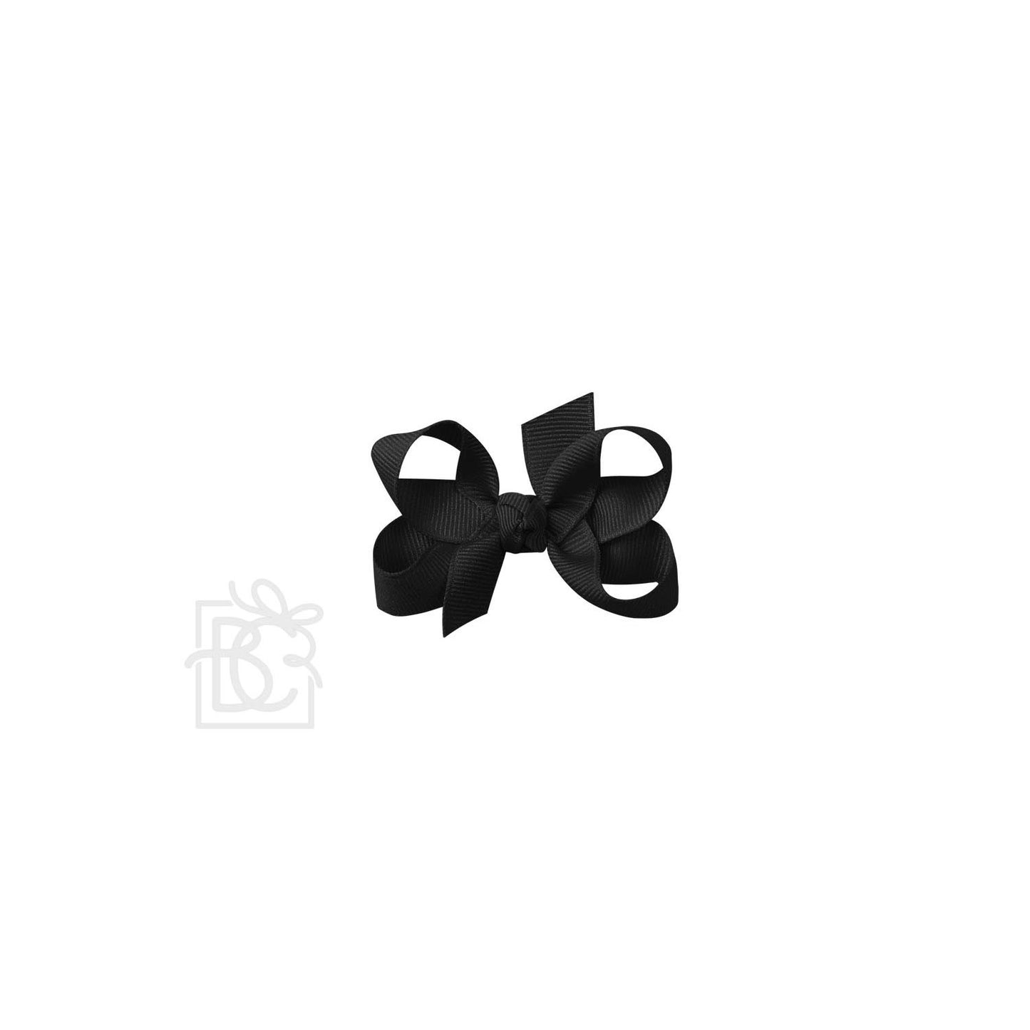 3.5"  Alligator Clip Grosgrain Double Knot Bow - more colors available
