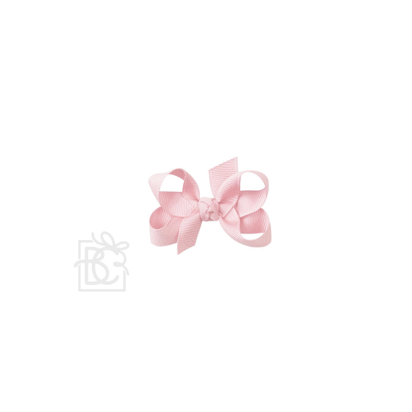 3.5"  Alligator Clip Grosgrain Double Knot Bow - more colors available