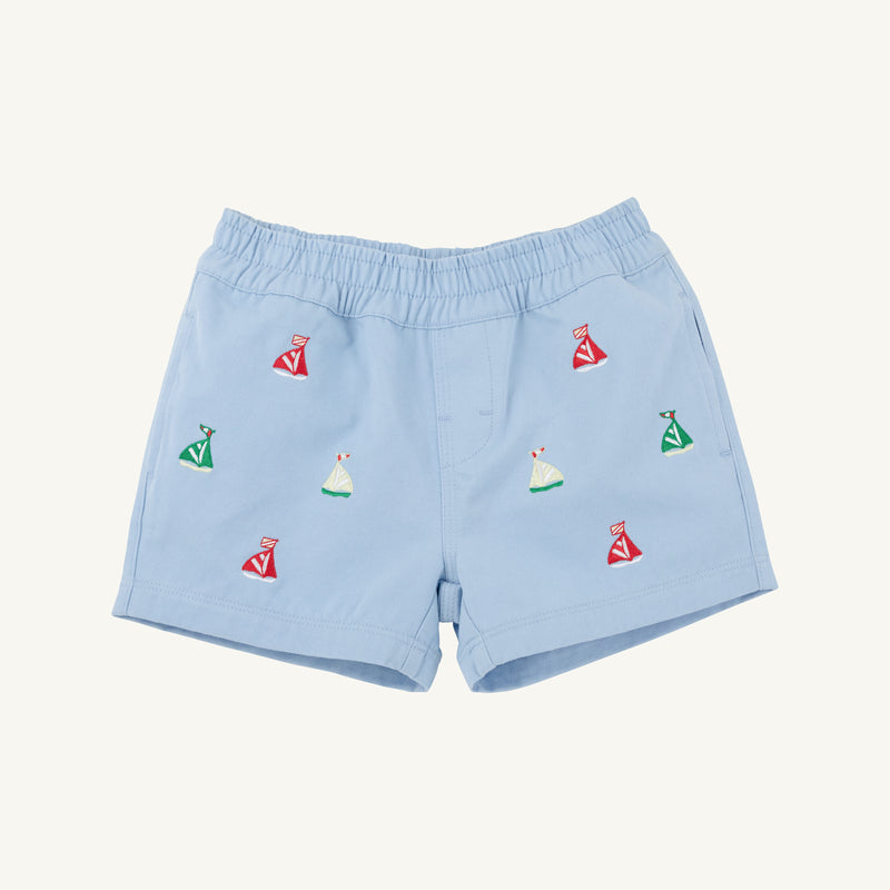 Beale Street Blue with Sailboats Critter Sheffield Shorts