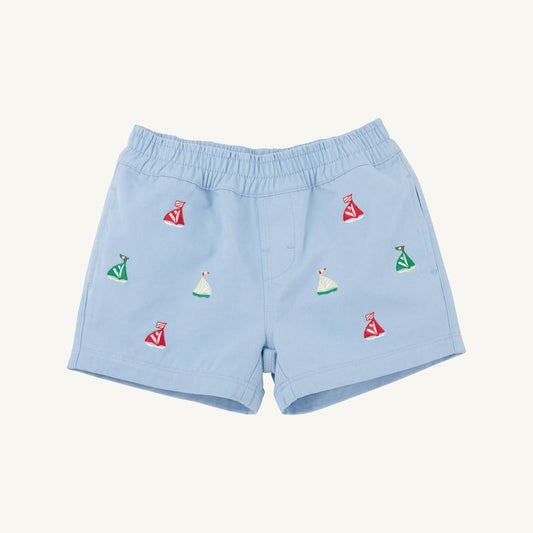 Beale Street Blue with Sailboats Critter Sheffield Shorts