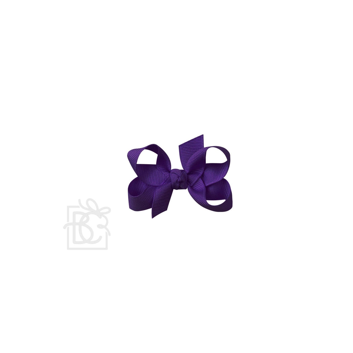 3.5"  Alligator Clip Grosgrain Double Knot Bow - more colors available