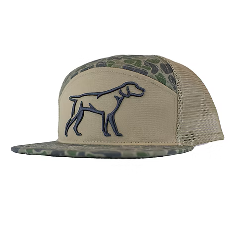 Youth Backwoods Camo 7 Panel Hat