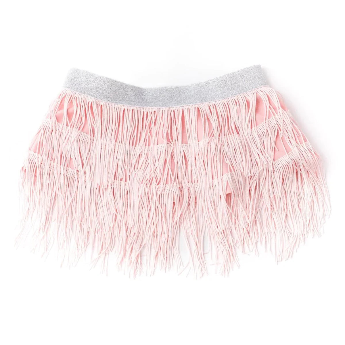 Light Pink Fringe Skirt