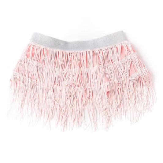 Light Pink Fringe Skirt