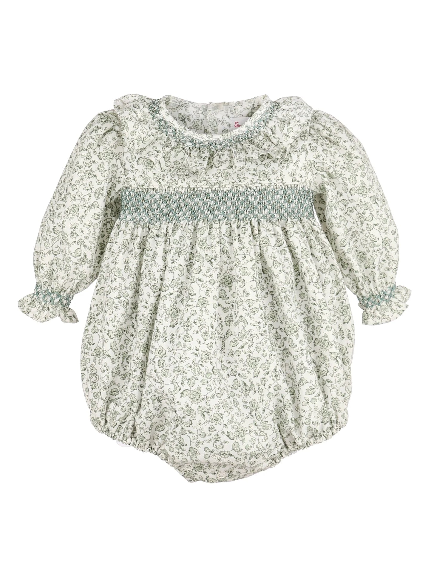 Heirloom Floral Bubble- Green