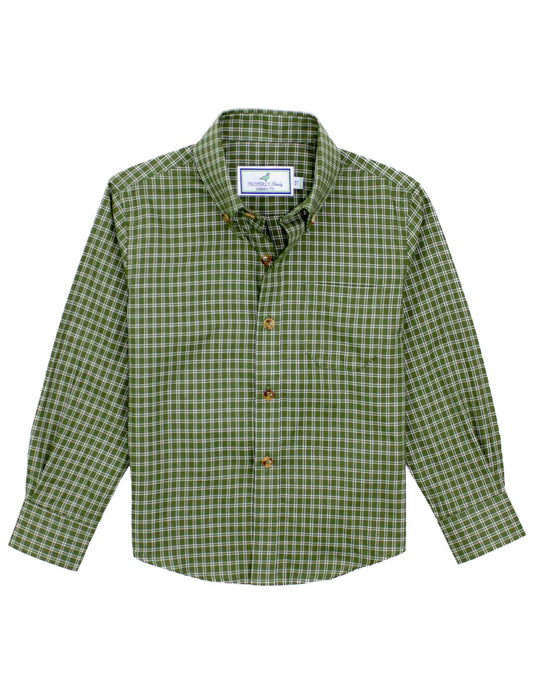 Boys Woodland Sportshirt - Cypress Needle