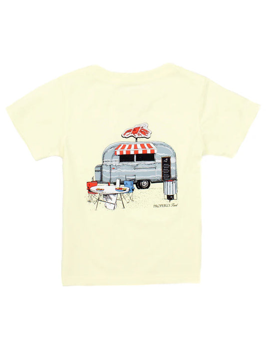 Boys Crawfish To Go SS Light Yellow