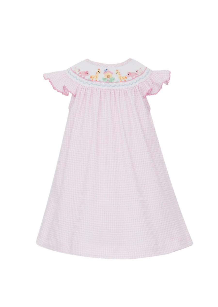 NOAH´S ARK GIRLS- Lt.pink gingham dress