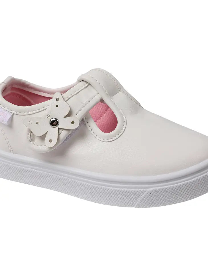 Oomphies-Olivia Optic White Shoes