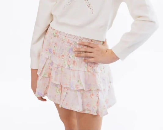 Gauze Mini Skirt