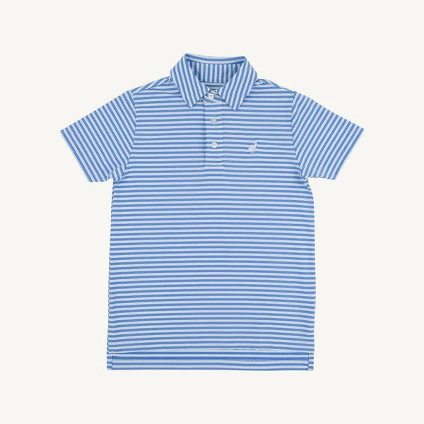 Prepletic Prim and Proper Polo - Sunrise Blvd Blue Stripe