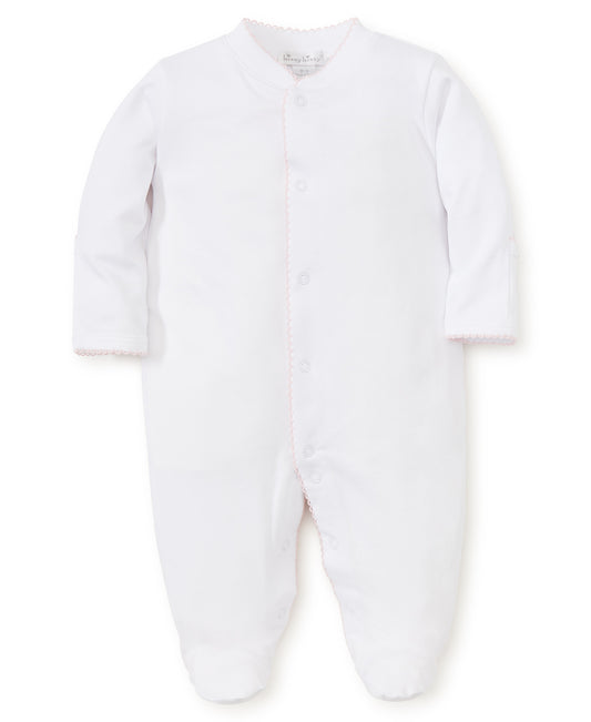 Kissy Basic Footie - White/Pink