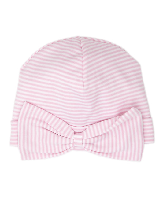 Kissy Stripes Hat - Pink